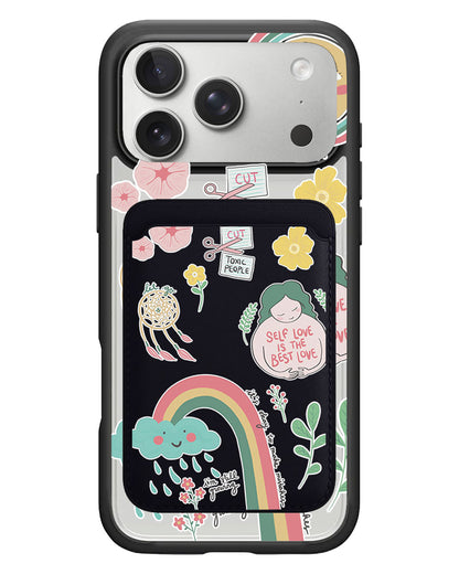 iPhone Magnetic Wallet Case - Self Love