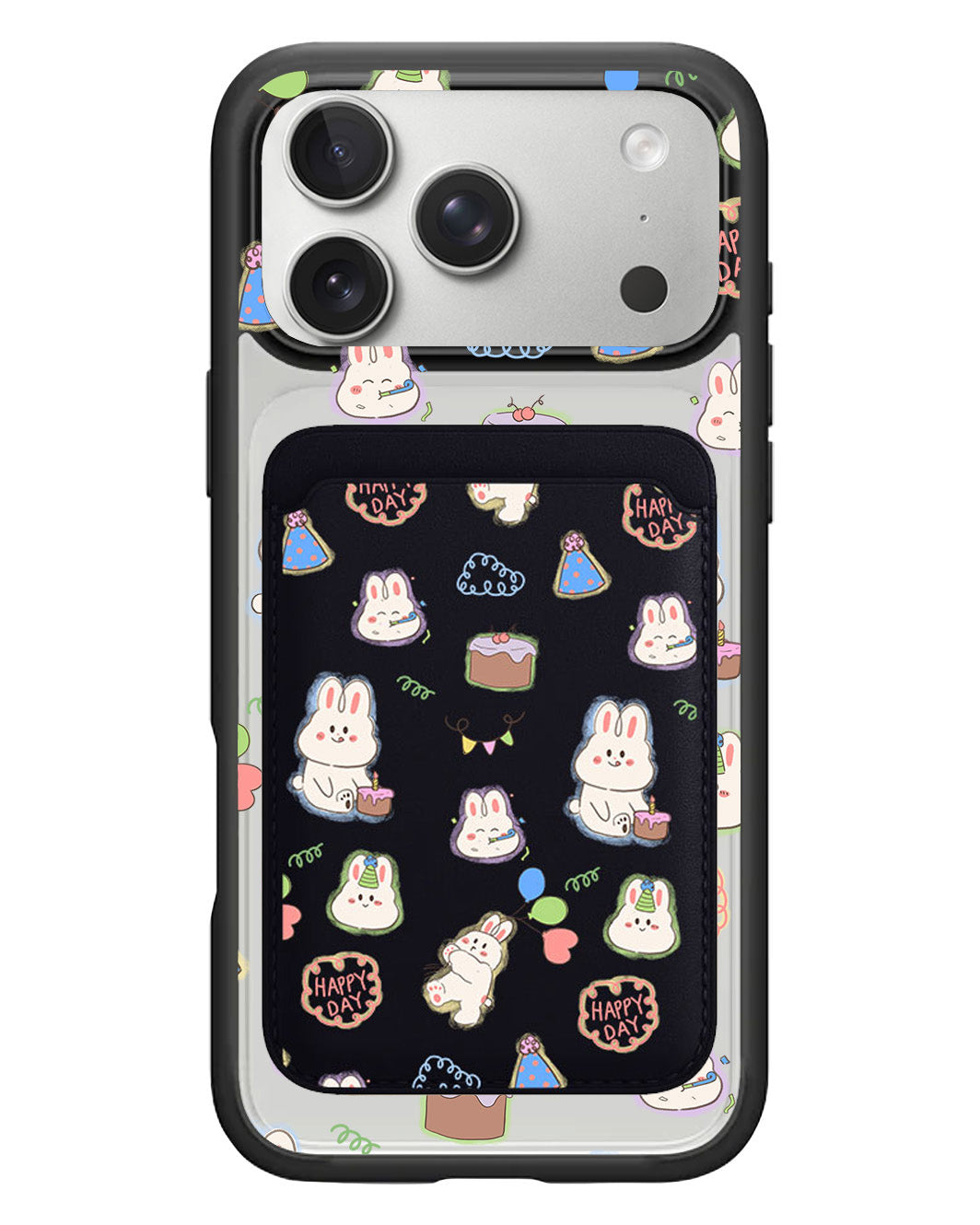 iPhone Magnetic Wallet Case - Fun Party