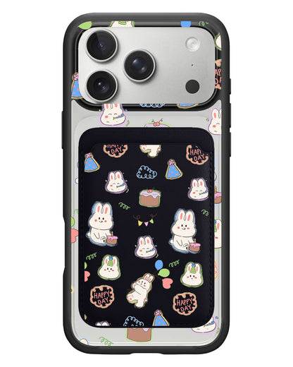 iPhone Magnetic Wallet Case - Fun Party