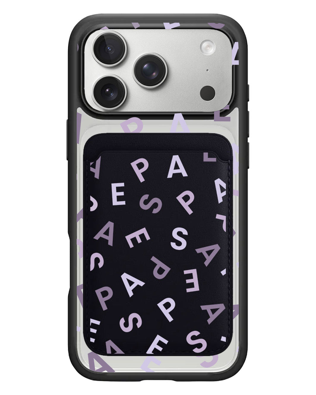 iPhone Magnetic Wallet Case - Aespa Monogram