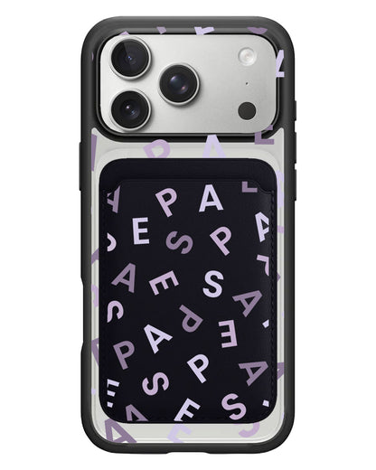 iPhone Magnetic Wallet Case - Aespa Monogram
