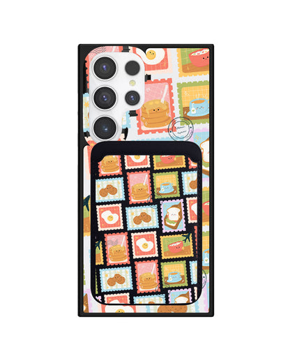 Android Magnetic Wallet Case - Breakfast Menu Stamps