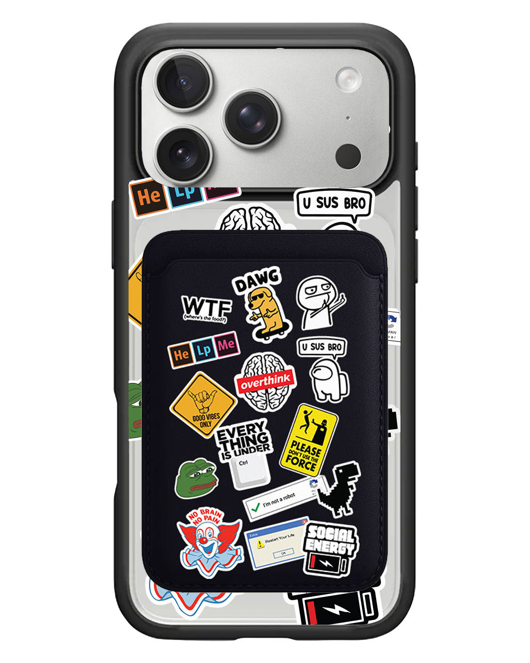 iPhone Magnetic Wallet Case - Brand Parody 2.0