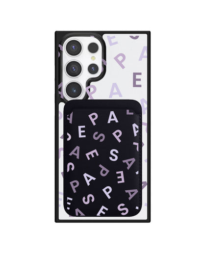 Android Magnetic Wallet Case - Aespa Monogram
