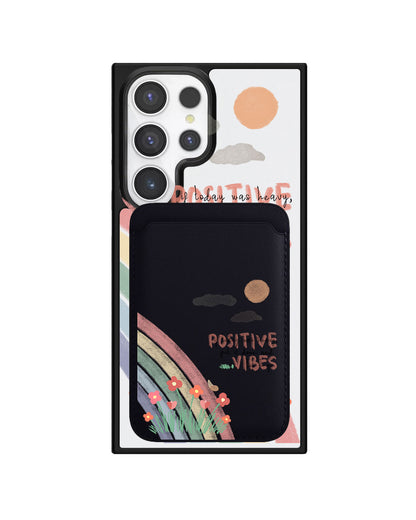 Android Magnetic Wallet Case - Positive Vibes