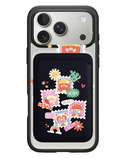 iPhone Magnetic Wallet Case - Animal Squad