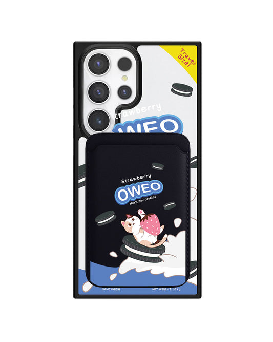 Android Magnetic Wallet Case - Oweo Cat