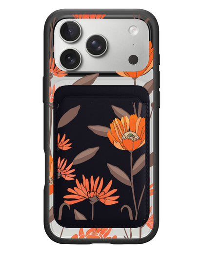 iPhone Magnetic Wallet Case - November Marigold
