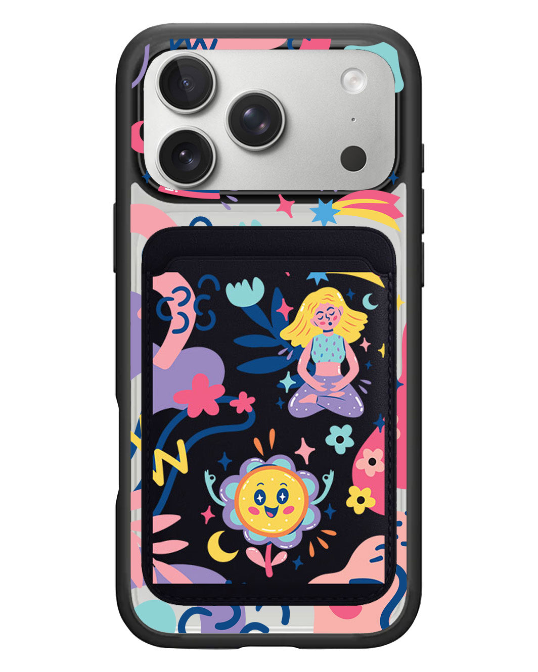 iPhone Magnetic Wallet Case - Heather