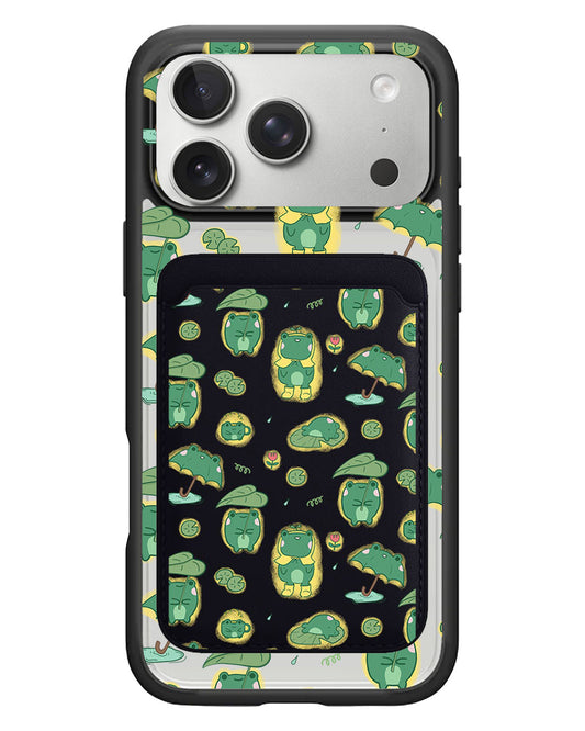 iPhone Magnetic Wallet Case - Happy Rain