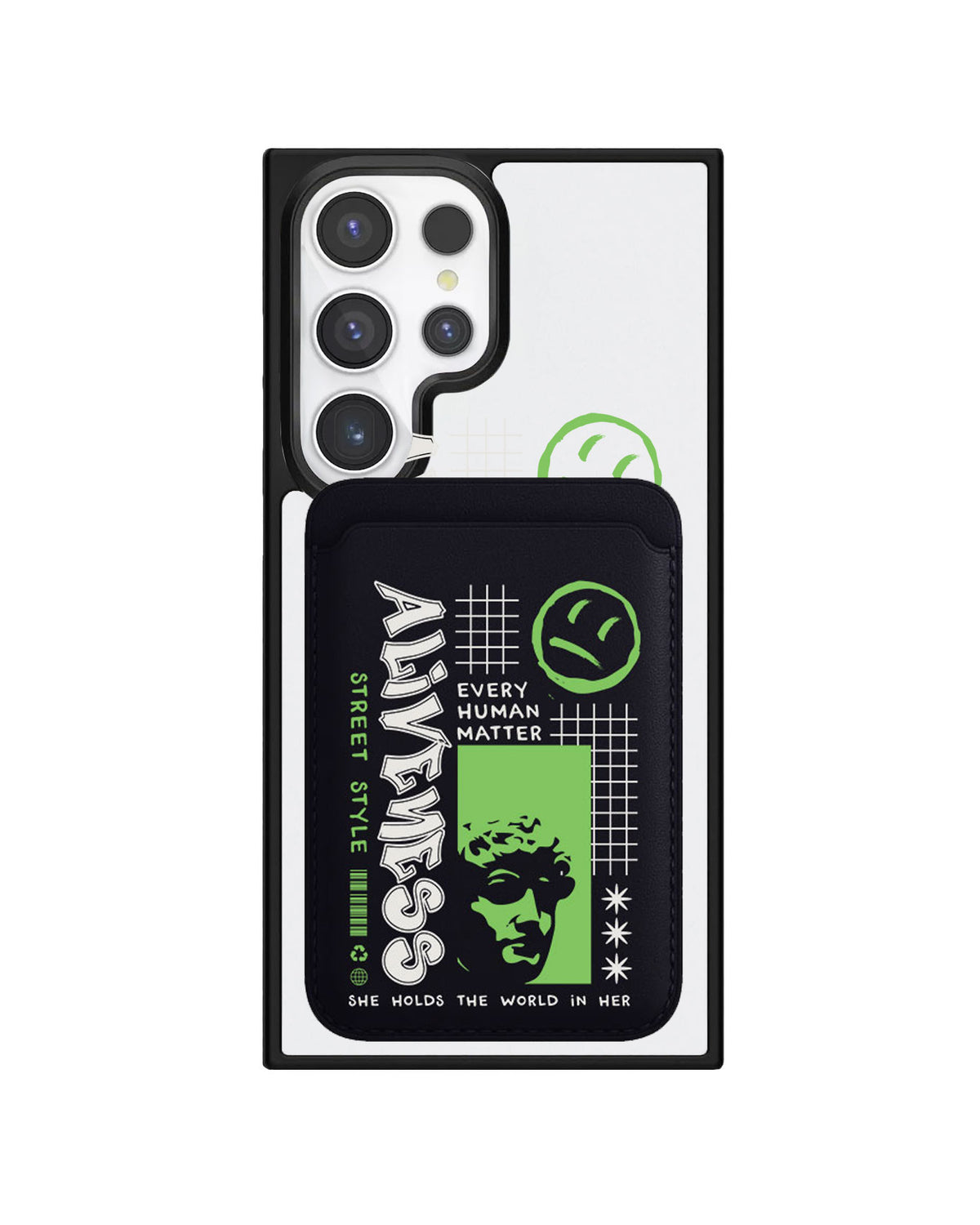 Android Magnetic Wallet Case - Alive