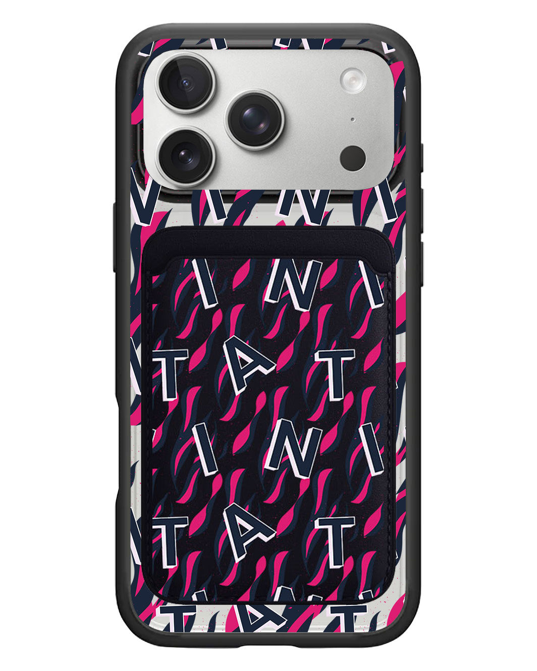 iPhone Magnetic Wallet Case - Tiger Monogram 2.0