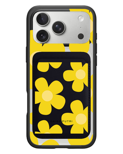 iPhone Magnetic Wallet Case - Daisy Sunshine