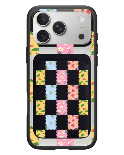 iPhone Magnetic Wallet Case - Four Seasons Stamps