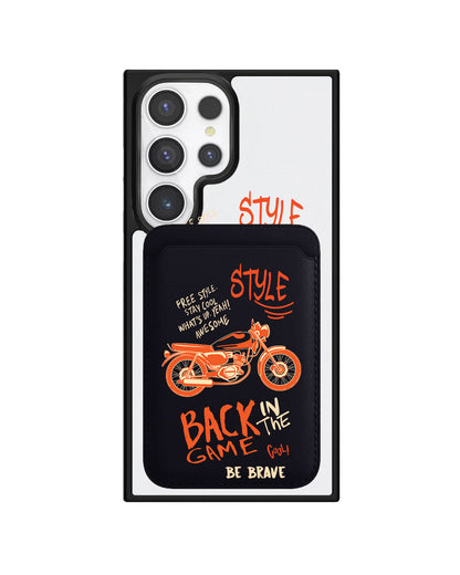 Android Magnetic Wallet Case - Back In The Game