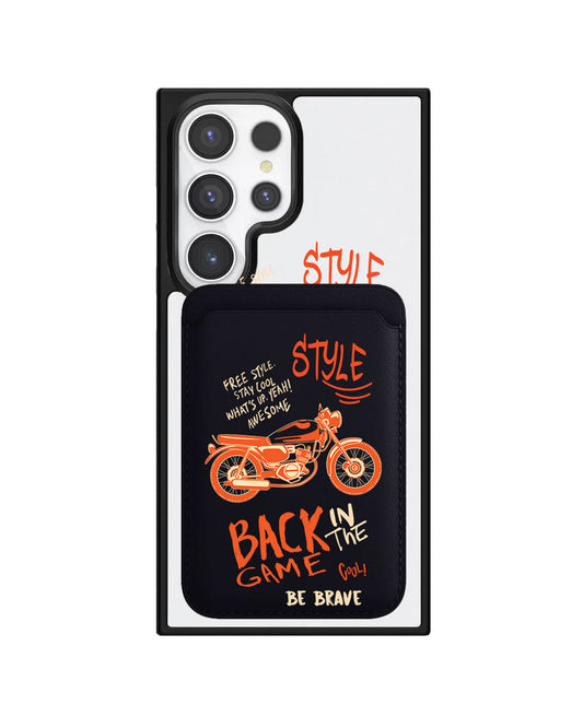 Android Magnetic Wallet Case - Back In The Game
