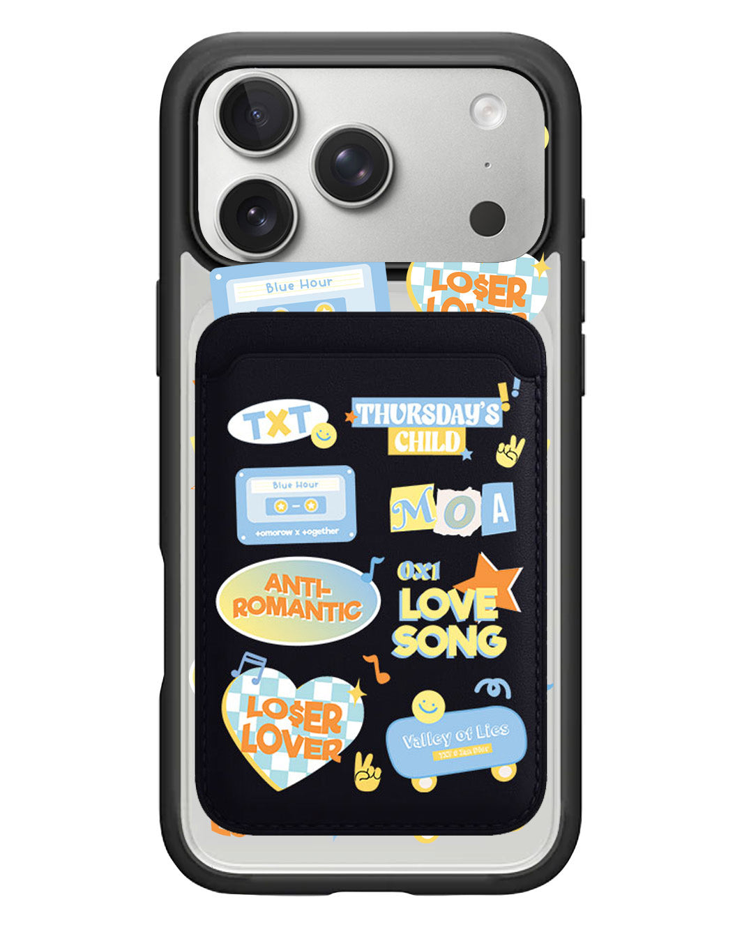 iPhone Magnetic Wallet Case - TXT Sticker Pack