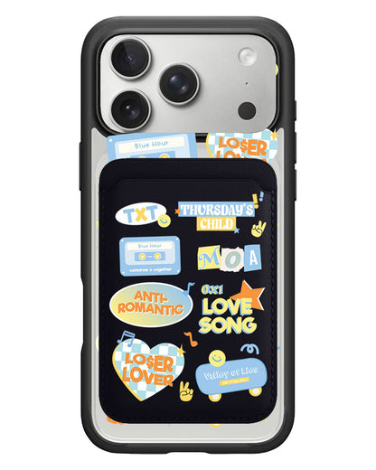 iPhone Magnetic Wallet Case - TXT Sticker Pack