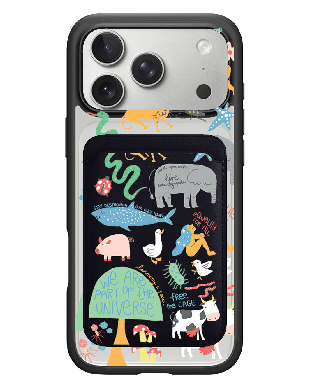 iPhone Magnetic Wallet Case - Equality