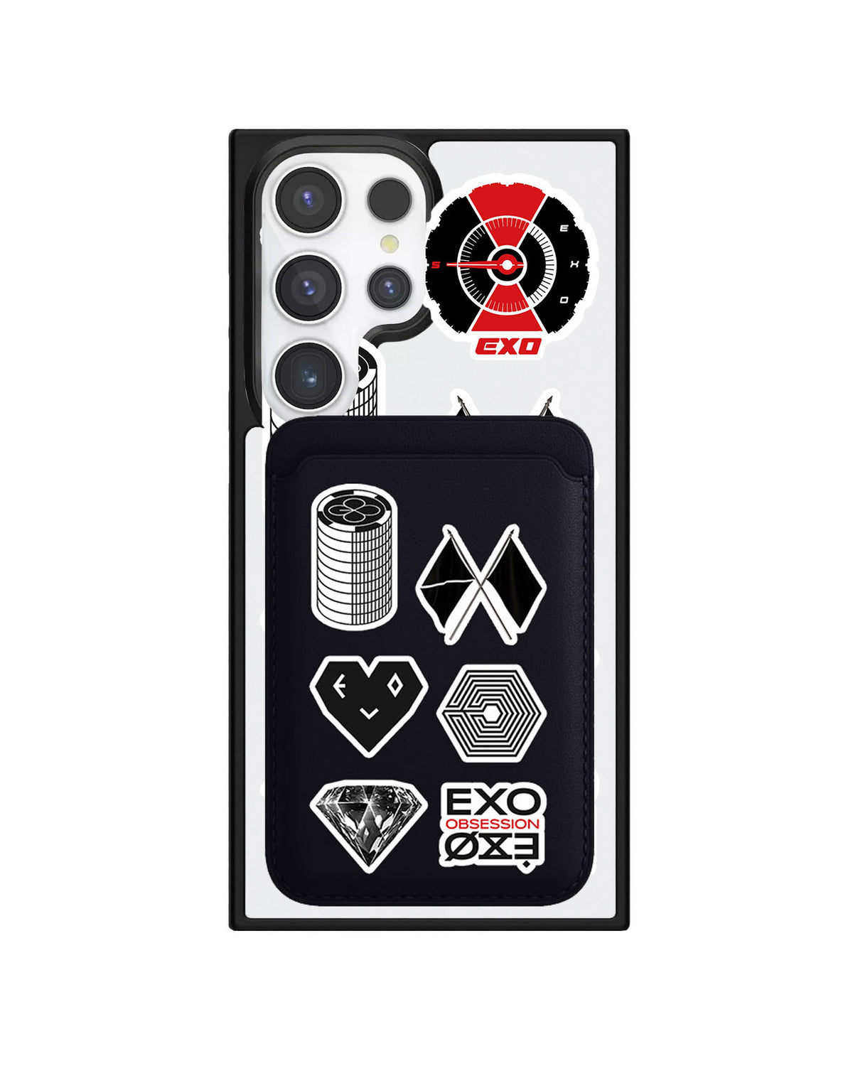 Android Magnetic Wallet Case - EXO Sticker Pack