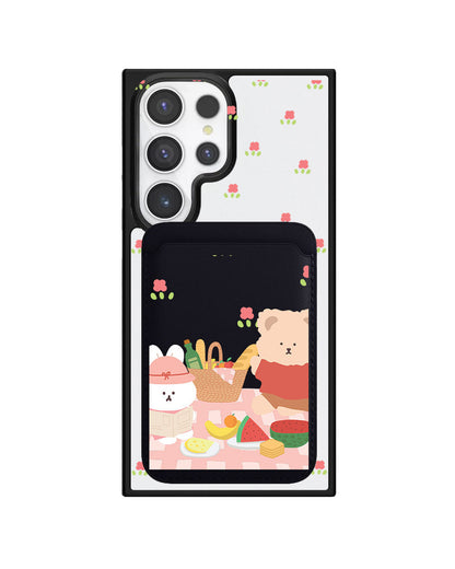 Android Magnetic Wallet Case - Picnic Pink