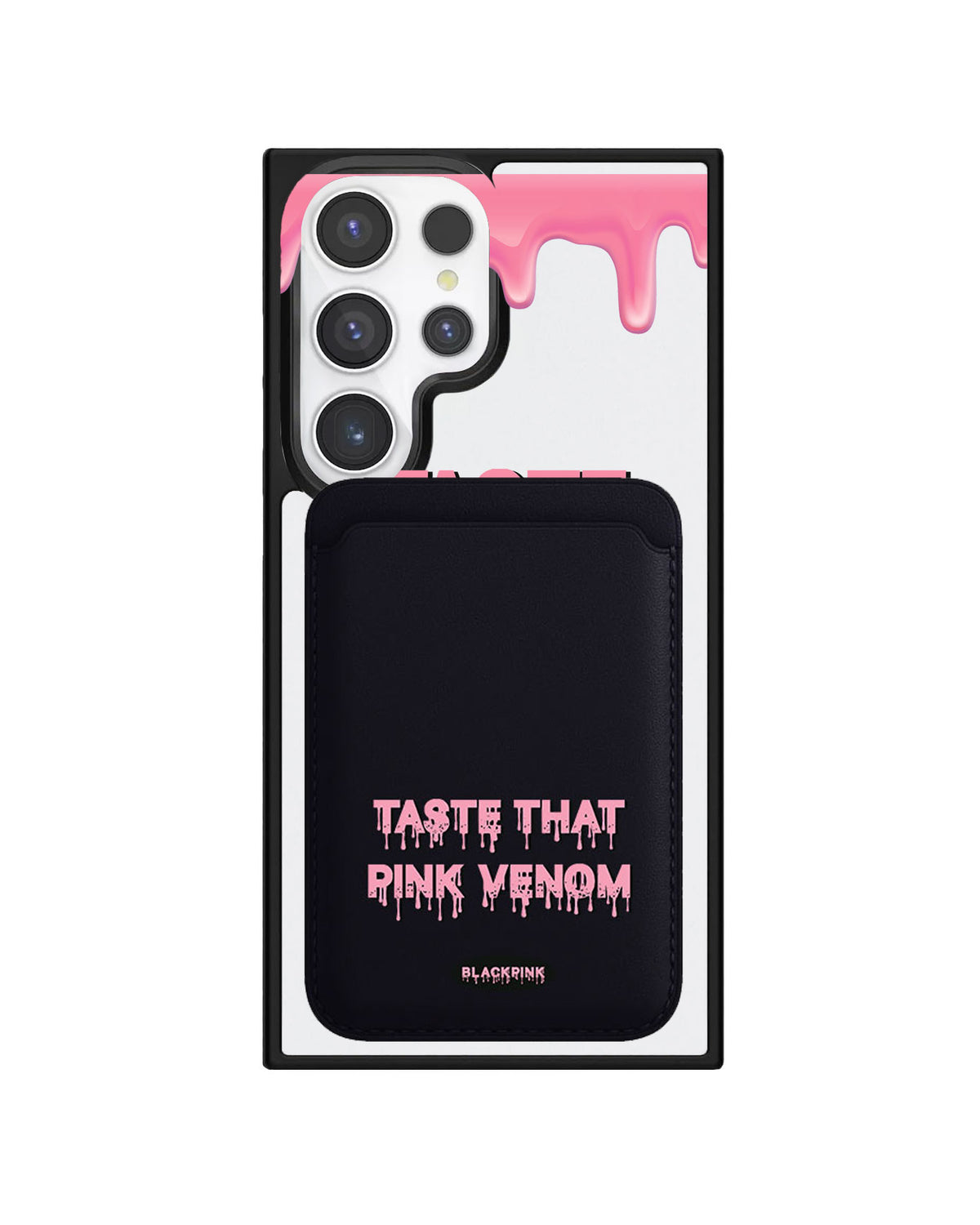 Android Magnetic Wallet Case - Pink Venom