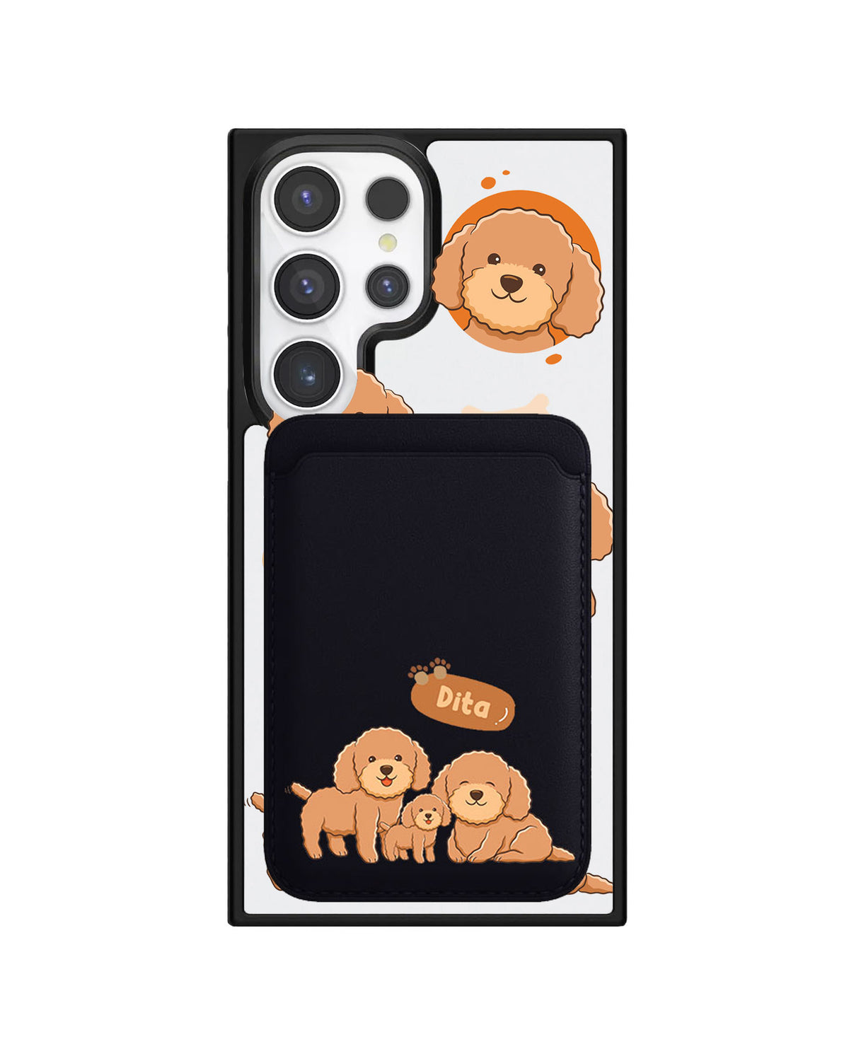 Android Magnetic Wallet Case - Poodle Squad 4.0