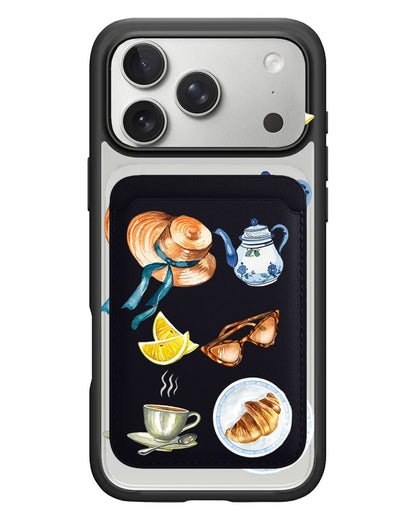 iPhone Magnetic Wallet Case - Afternoon Tea