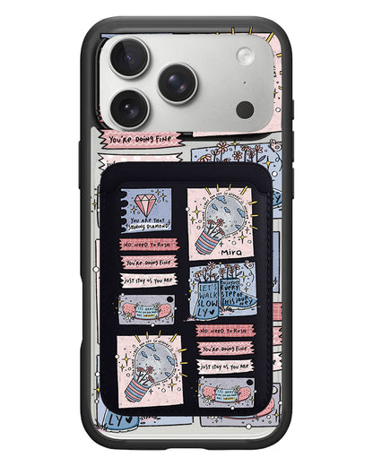 iPhone Magnetic Wallet Case - Shine