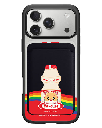 iPhone Magnetic Wallet Case - Yacute Cat