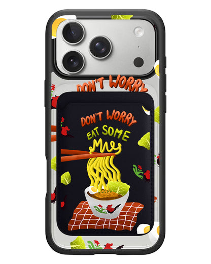 iPhone Magnetic Wallet Case - Go Eat Some Mie