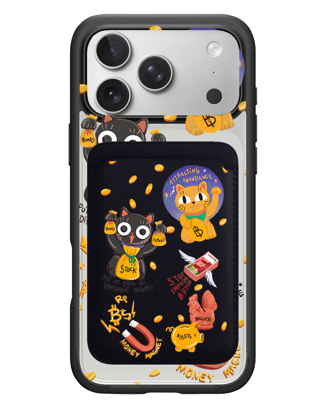 iPhone Magnetic Wallet Case - I Am... Money Magnet!!!