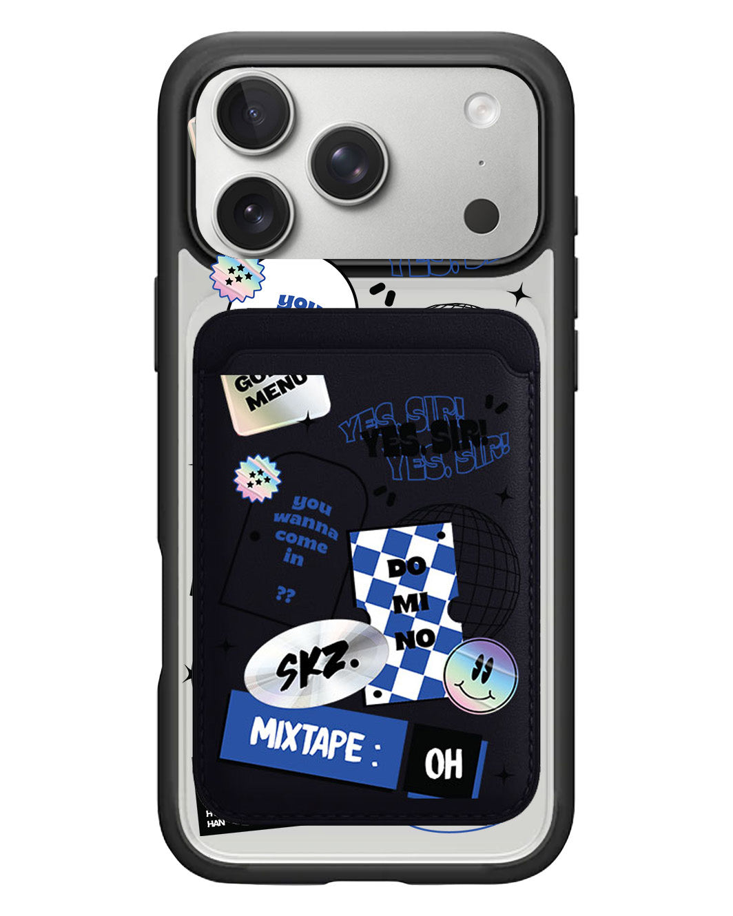 iPhone Magnetic Wallet Case - Stray Kids Sticker Pack