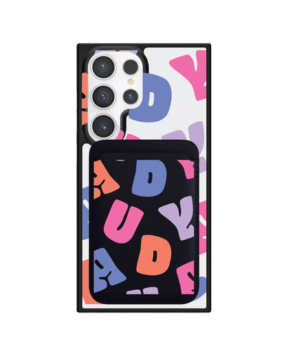 Android Magnetic Wallet Case - Chubby Monogram