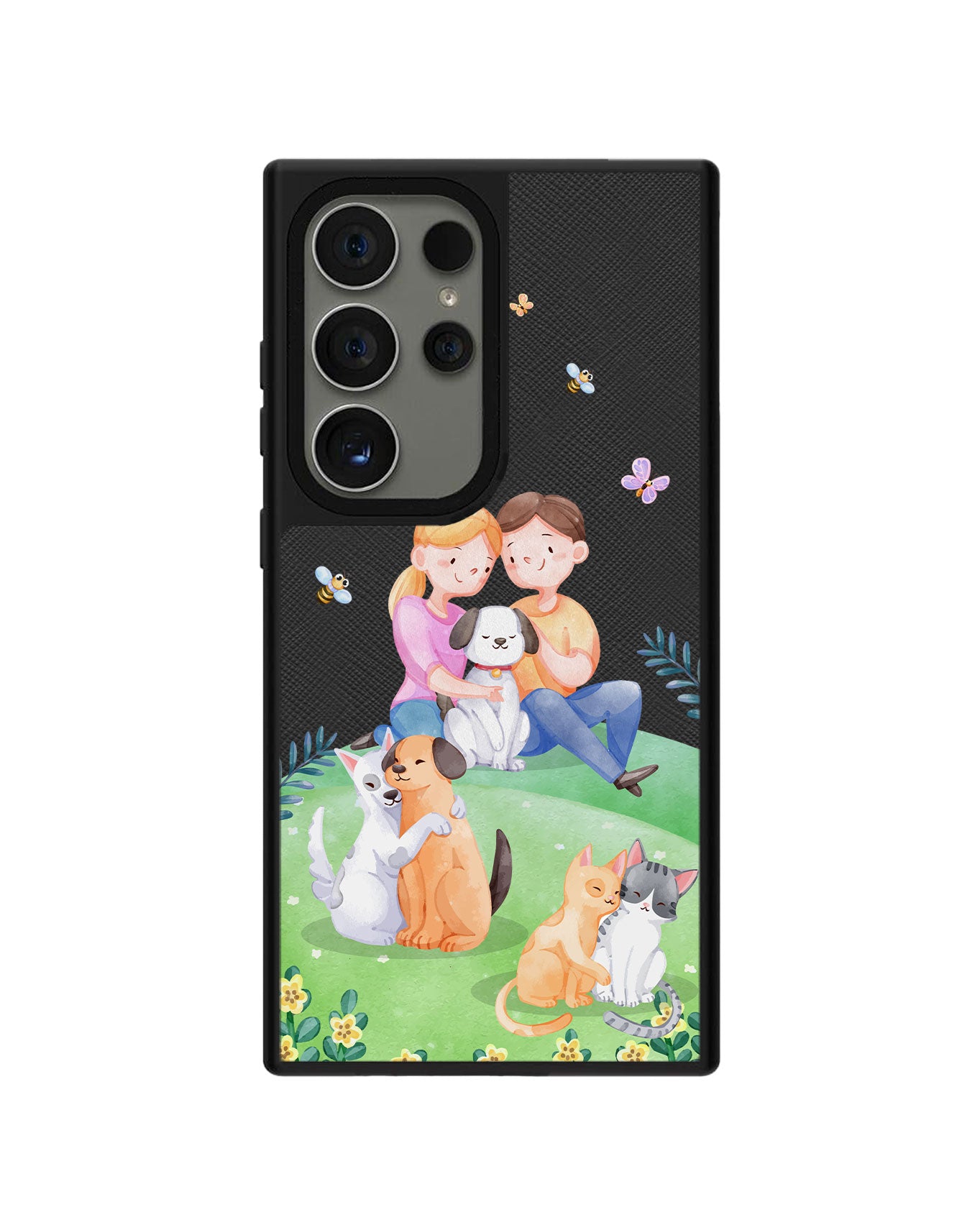 Android Leather Grip Case - Adorable Animals