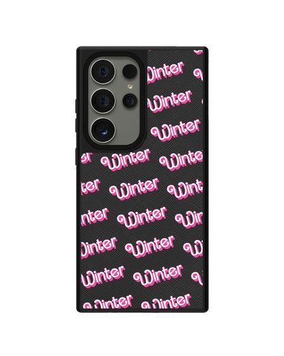 Android Leather Grip - Barbie Monogram