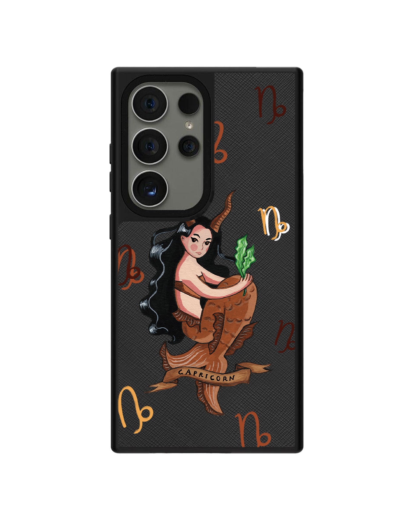 Android Leather Grip Case - Capricorn