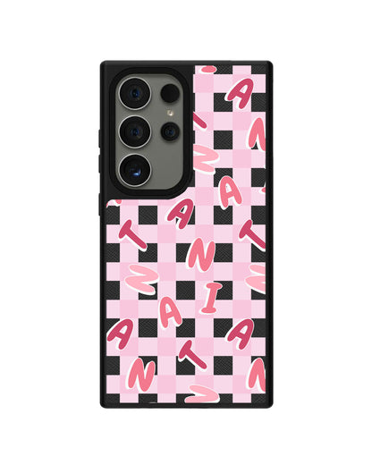 Android Leather Grip - CUSTOM MONOGRAM 3.0 Checkered 1.0
