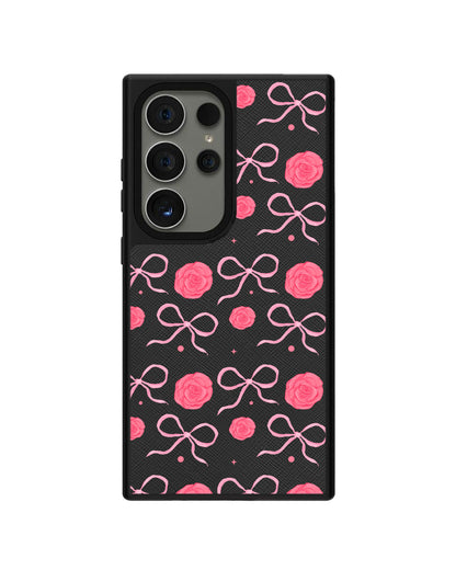 Android Leather Grip - Coquette Rose