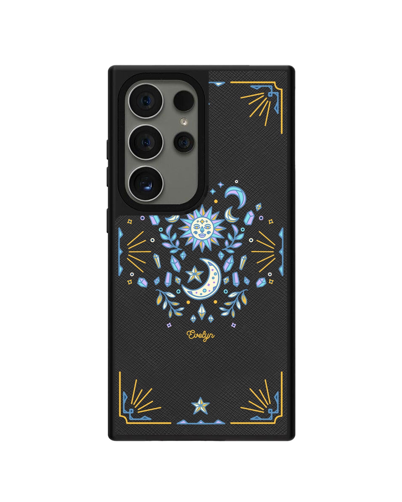 Android Leather Grip Case - Cosmic Dream