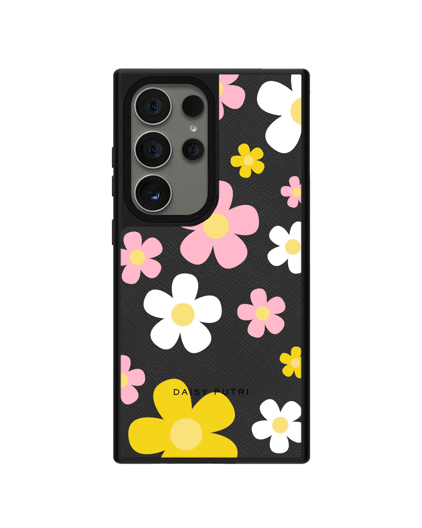 Android Leather Grip Case - Daisy Fresh