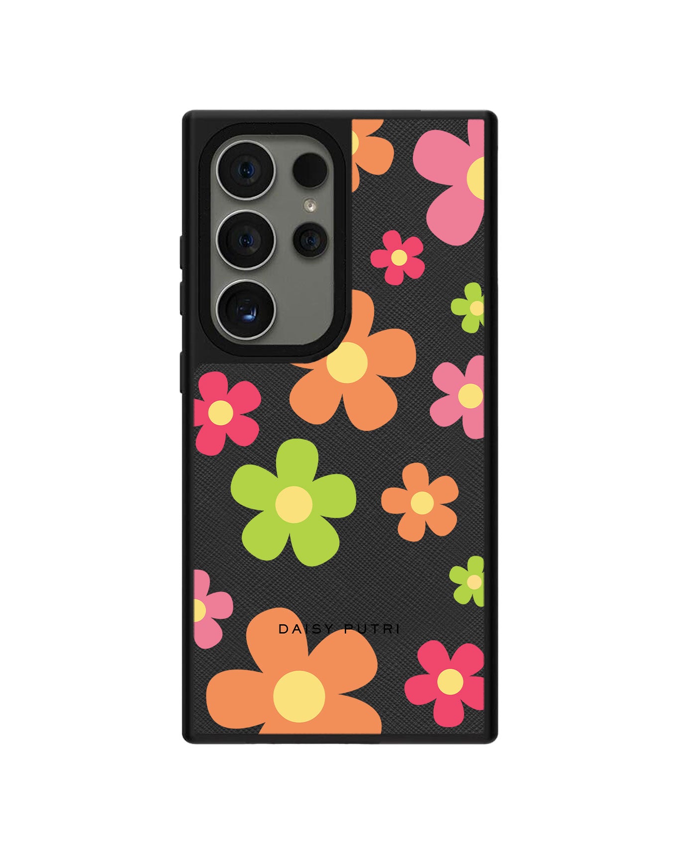 Android Leather Grip Case - Daisy Sunshine 2.0