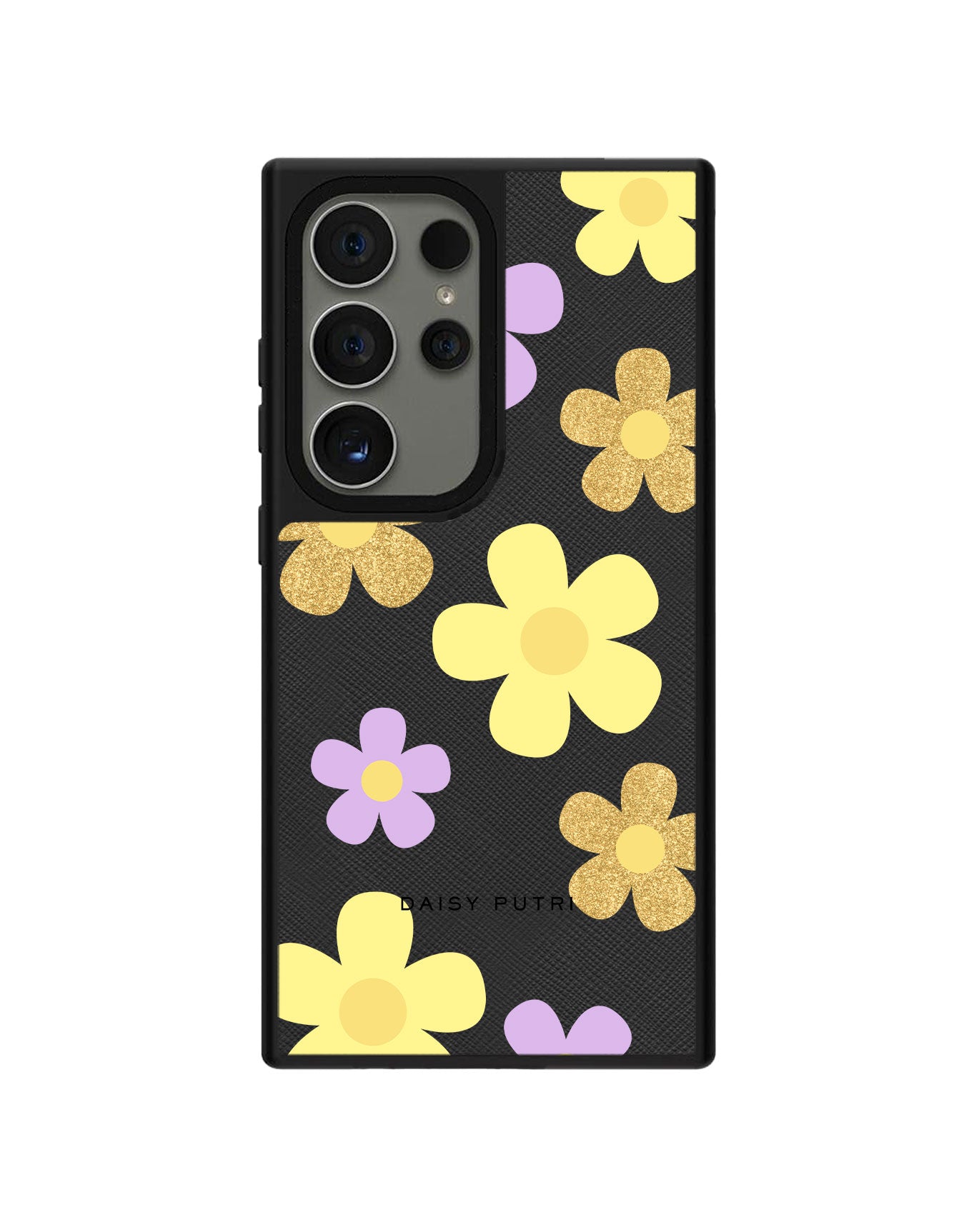 Android Leather Grip Case - Daisy Twinkle