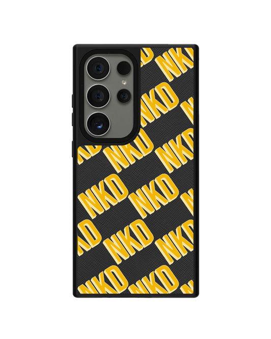 Android Leather Grip - CUSTOM MONOGRAM 3.0 Diagonal Initial 1.0