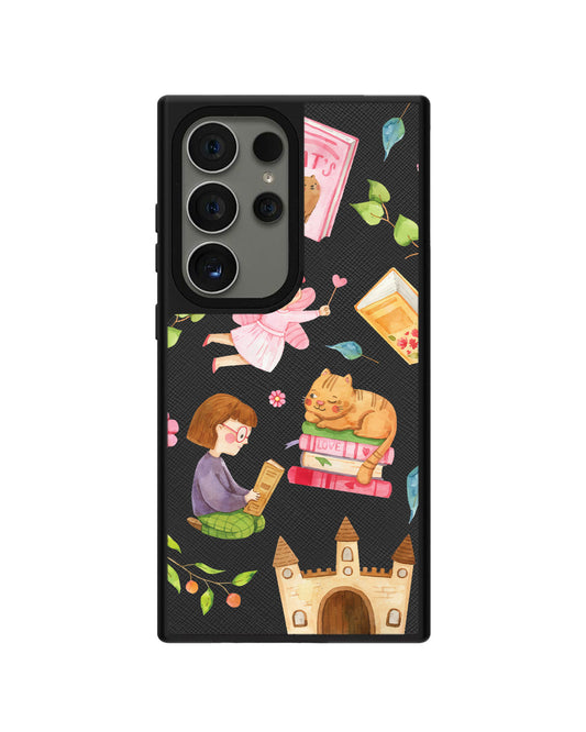 Android Leather Grip Case - Fairy Cat