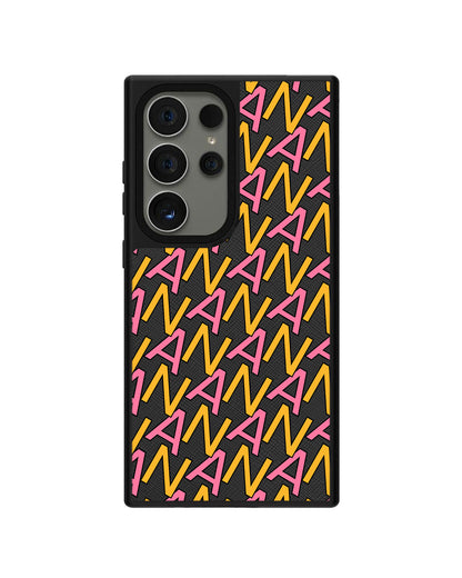 Android Leather Grip - CUSTOM MONOGRAM 3.0 Initial 3.0