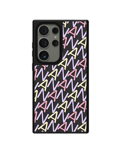 Android Leather Grip - CUSTOM MONOGRAM 3.0 Initial 5.0