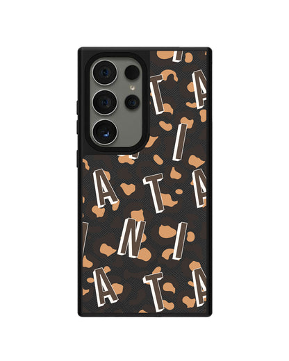 Android Leather Grip - CUSTOM MONOGRAM 3.0 Leopard 2.0