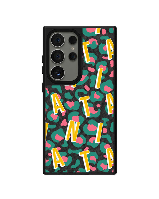Android Leather Grip - CUSTOM MONOGRAM 3.0 Leopard 4.0