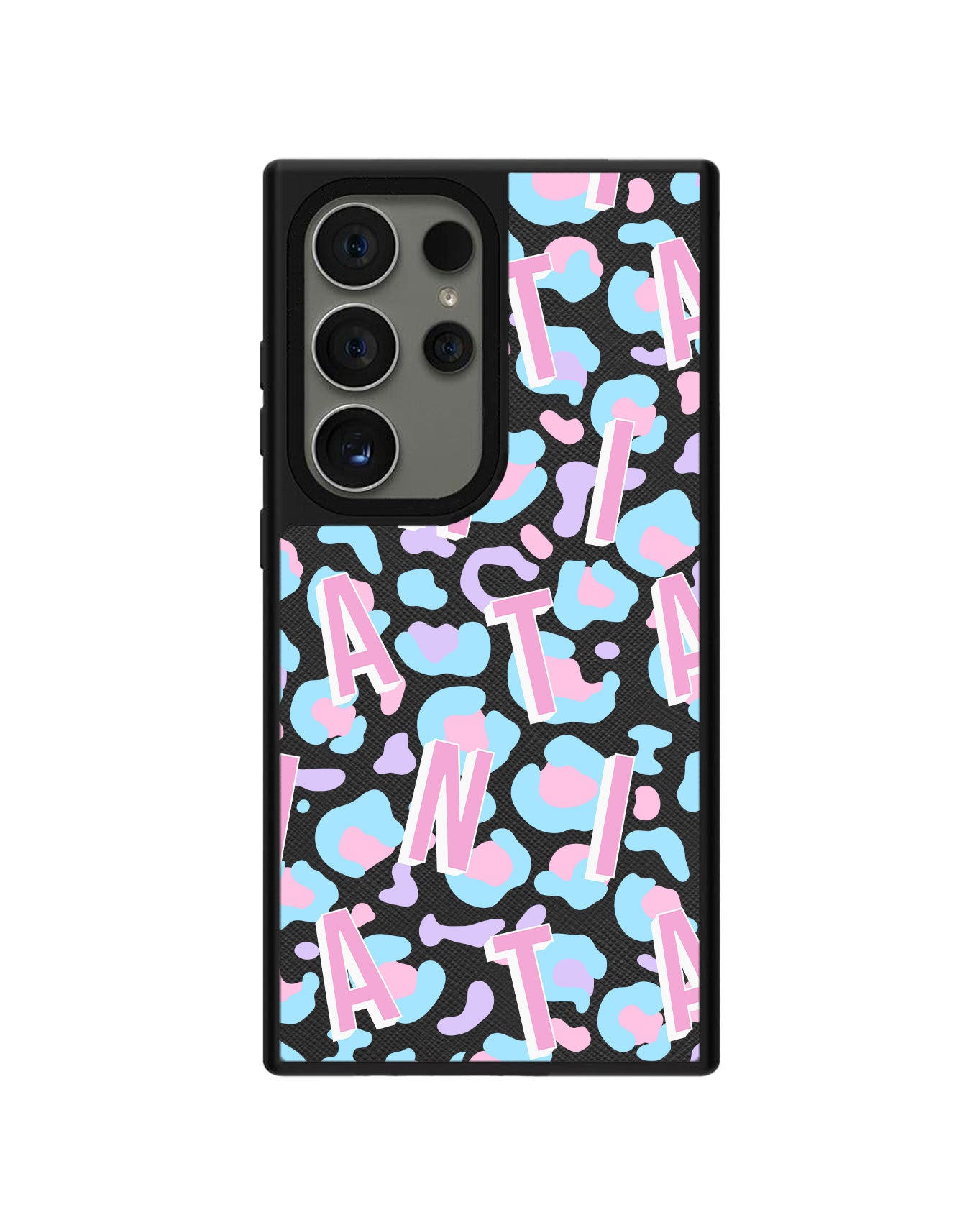 Android Leather Grip - CUSTOM MONOGRAM 3.0 Leopard 6.0